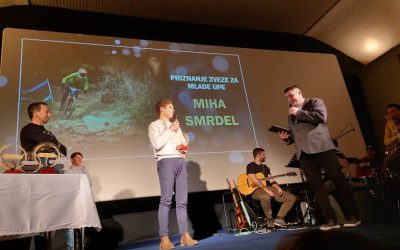 Miha Smrdel prejemnik nagrade za Mlade upe Športne zveze Idrija